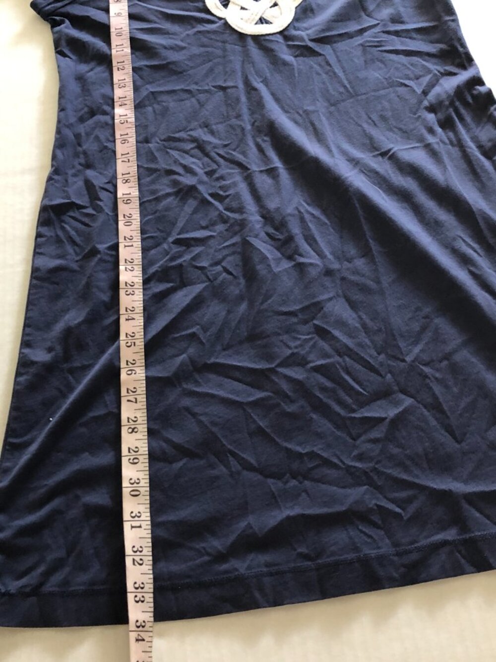 Lilly Pulitzer Brewster women navy blue shift dress size M casual party summer - Picture 16 of 16